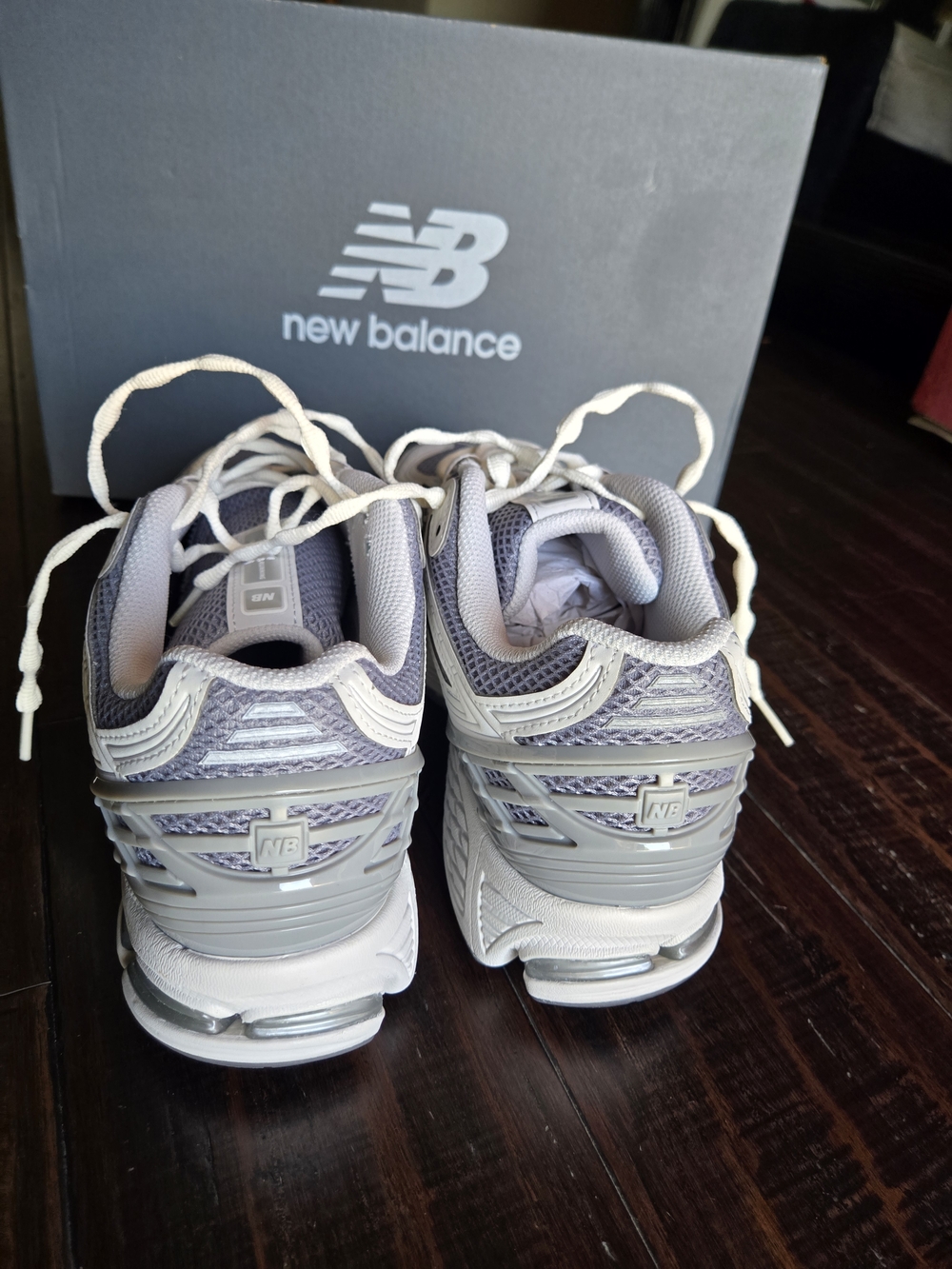 New Balance Men’s Athletic Shoes - Grey/Grey - Picture 4 of 5